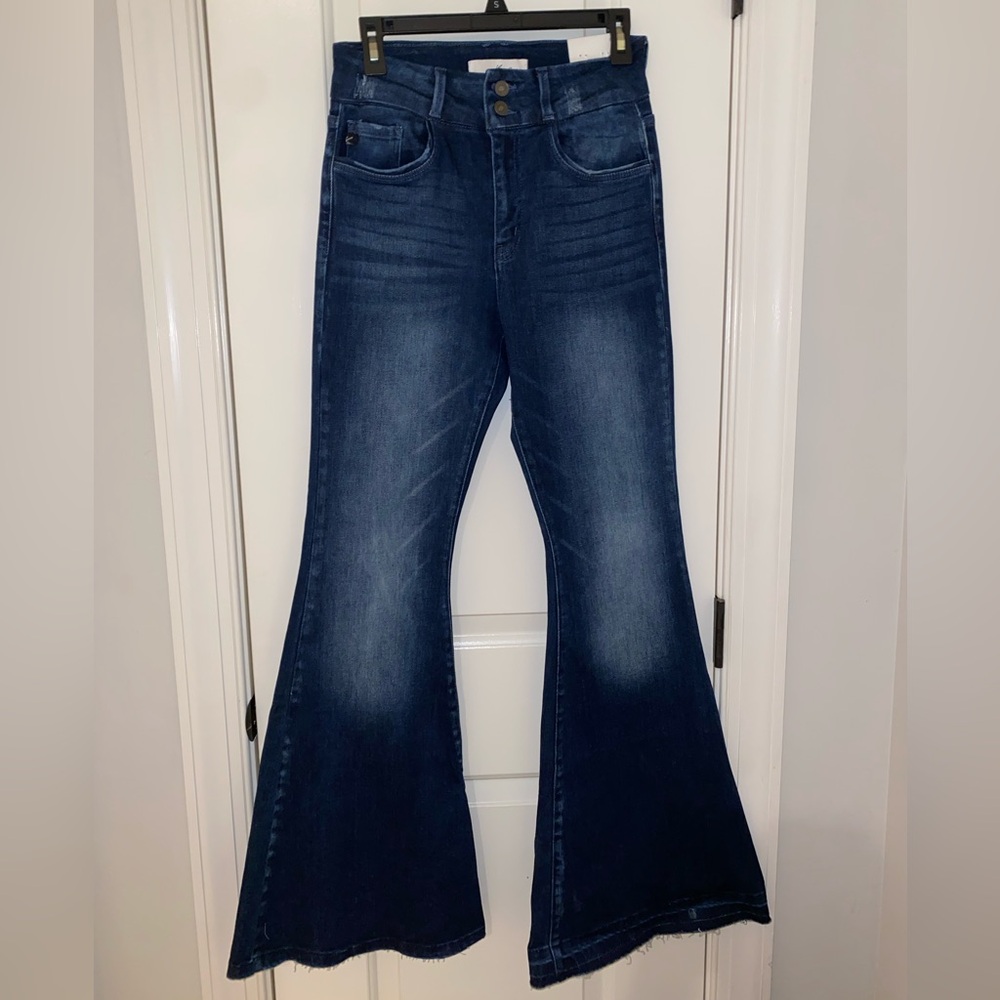 Ksubi Dark Blue Flare Jeans